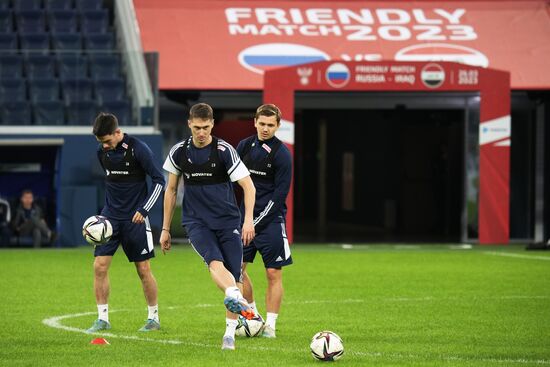 Russia Soccer Training