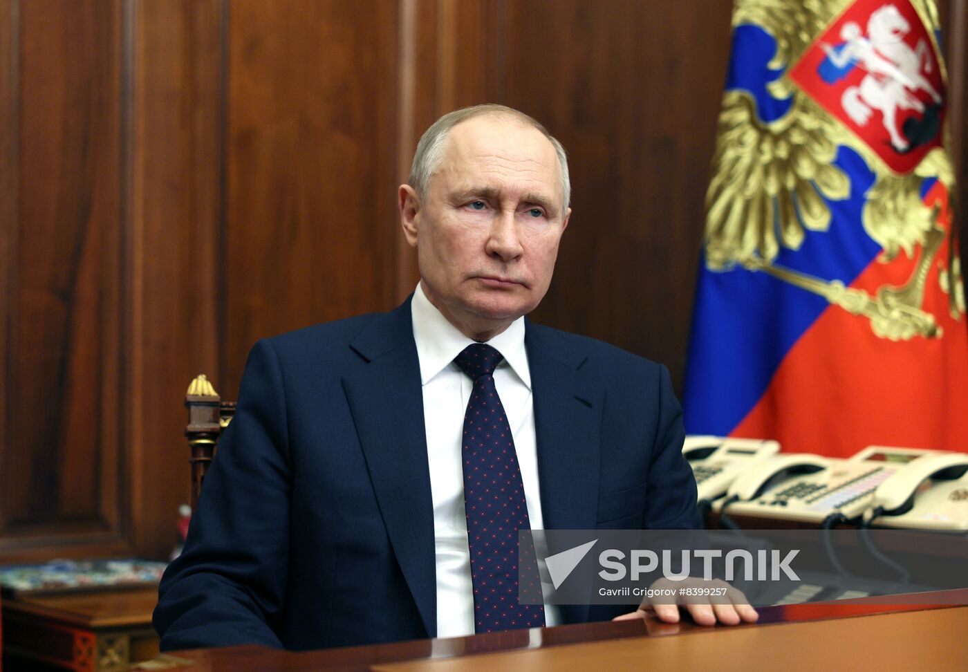 Russia Putin National Guard Day