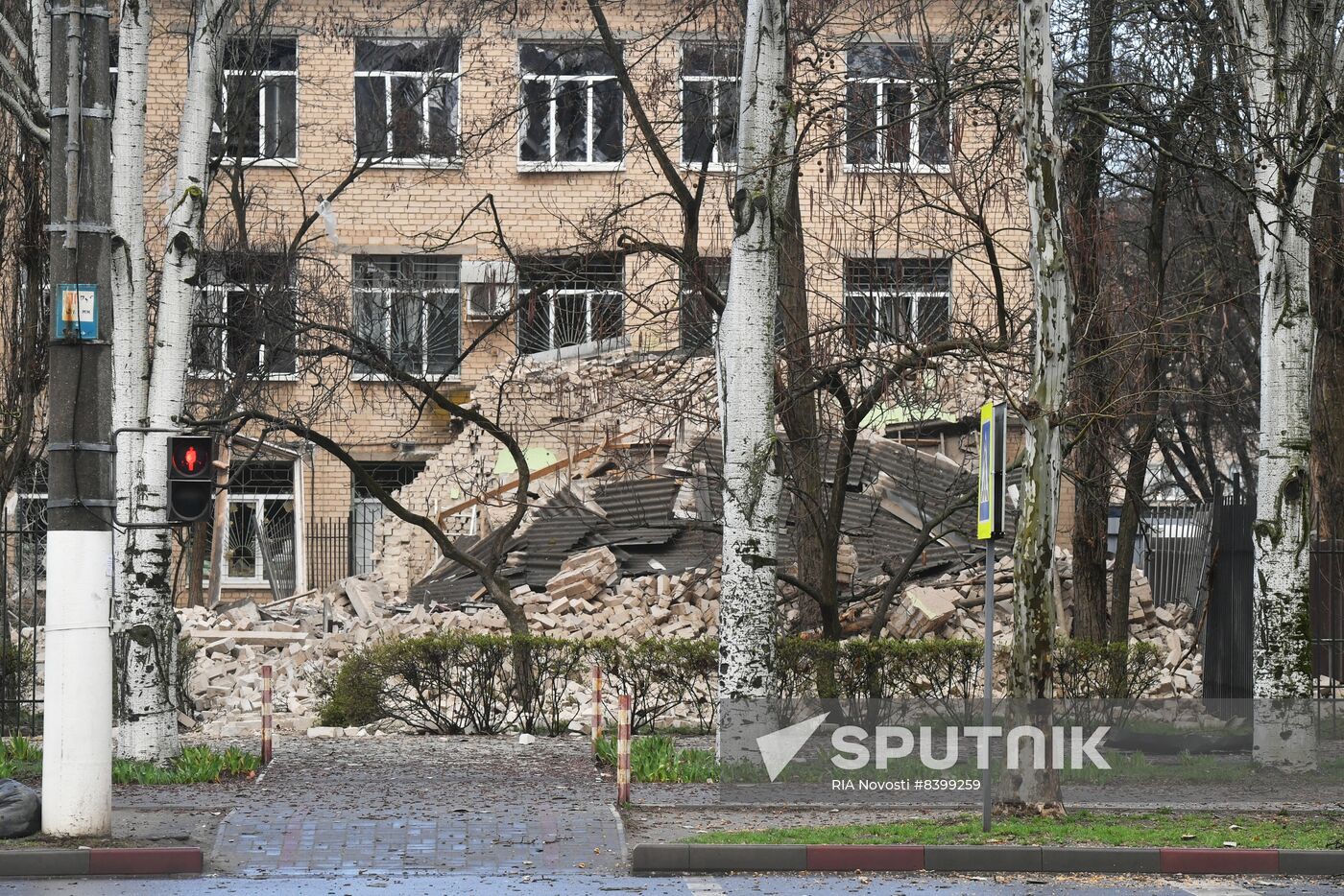 Russia Ukraine Military Operation Shelling