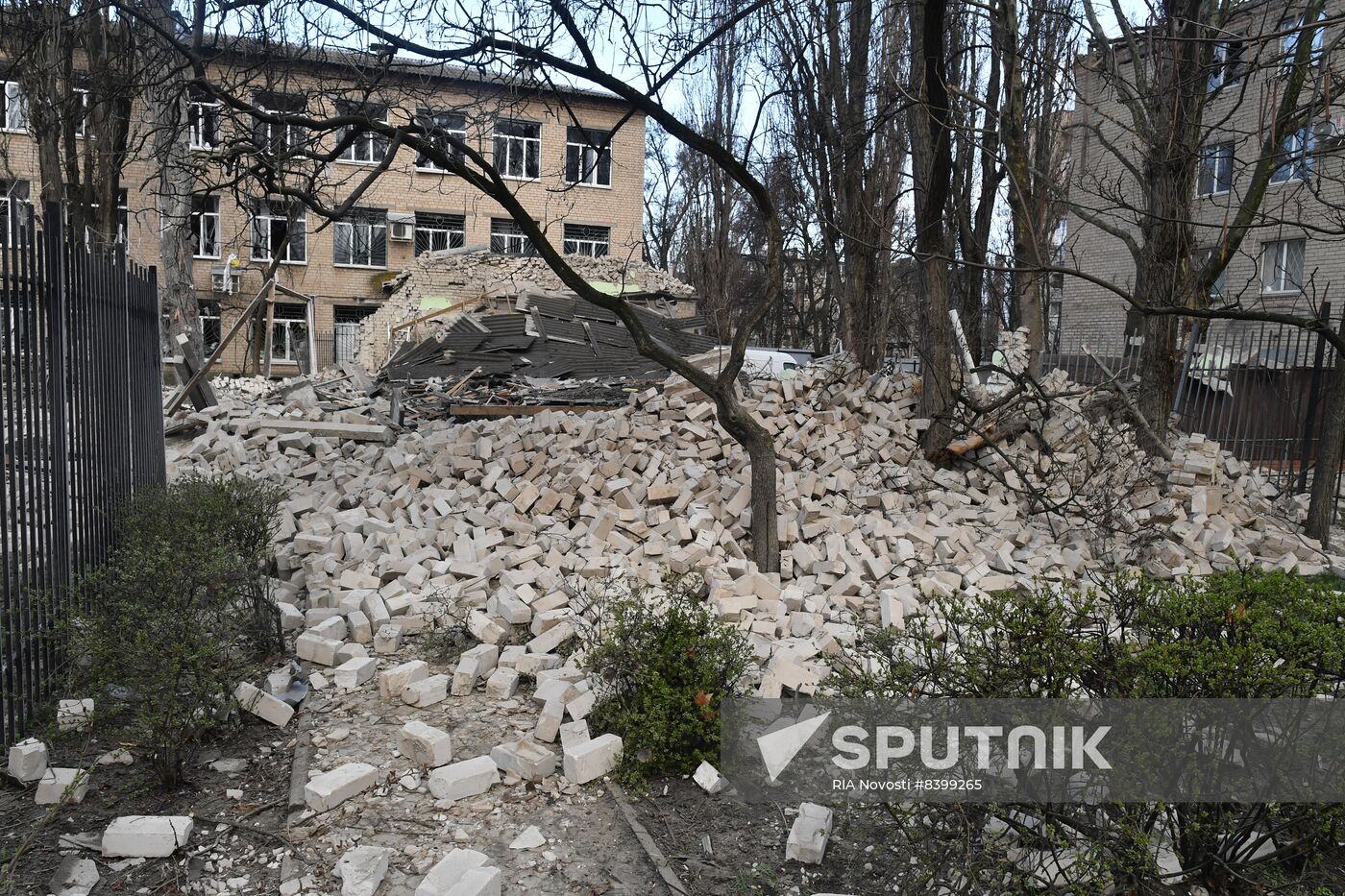 Russia Ukraine Military Operation Shelling