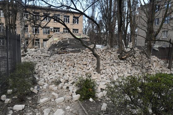 Russia Ukraine Military Operation Shelling