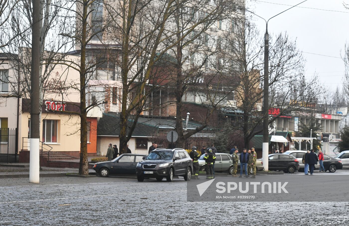 Russia Ukraine Military Operation Shelling