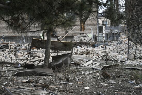 Russia Ukraine Military Operation Shelling