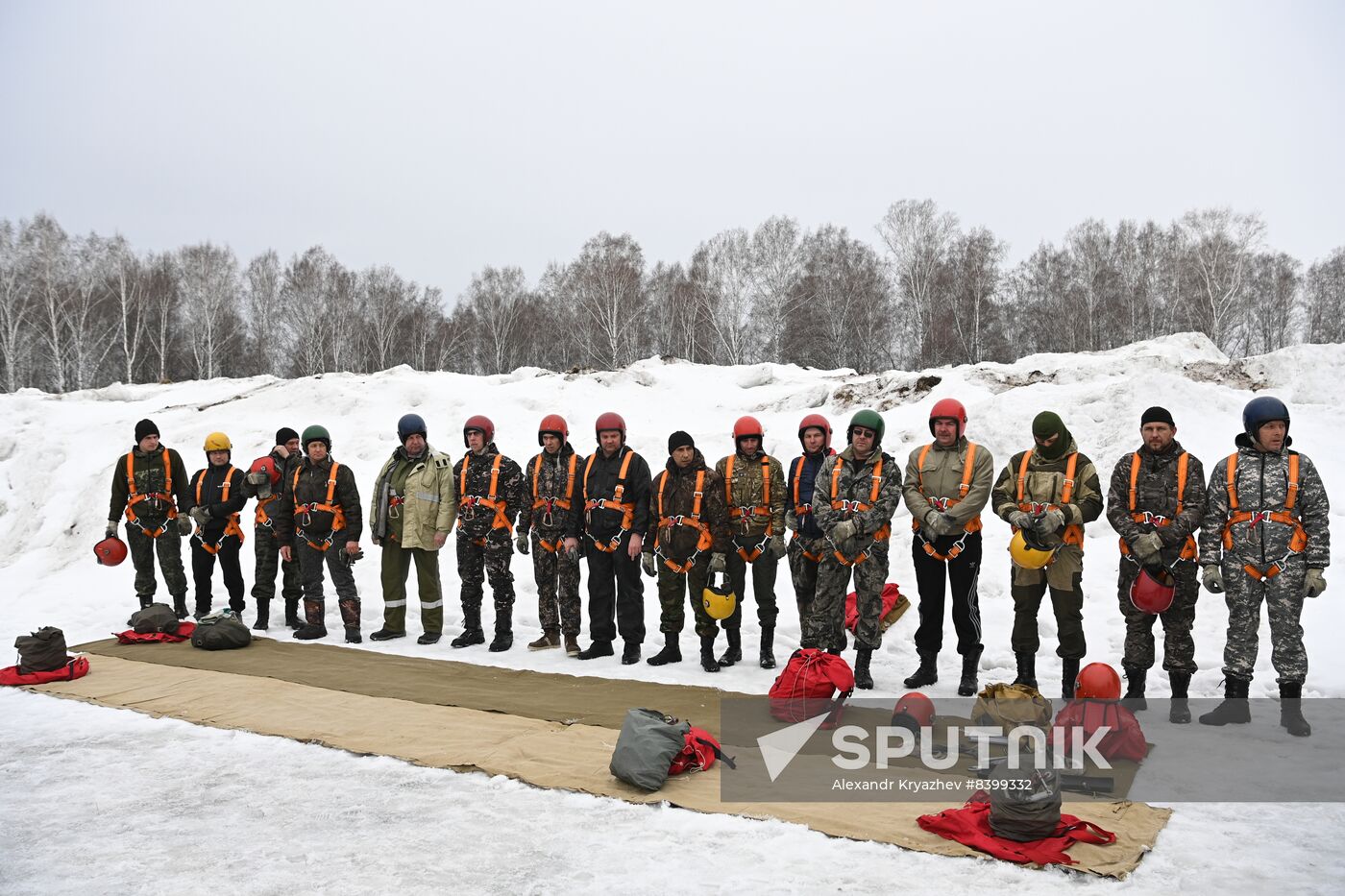 Russia Firefighters Training
