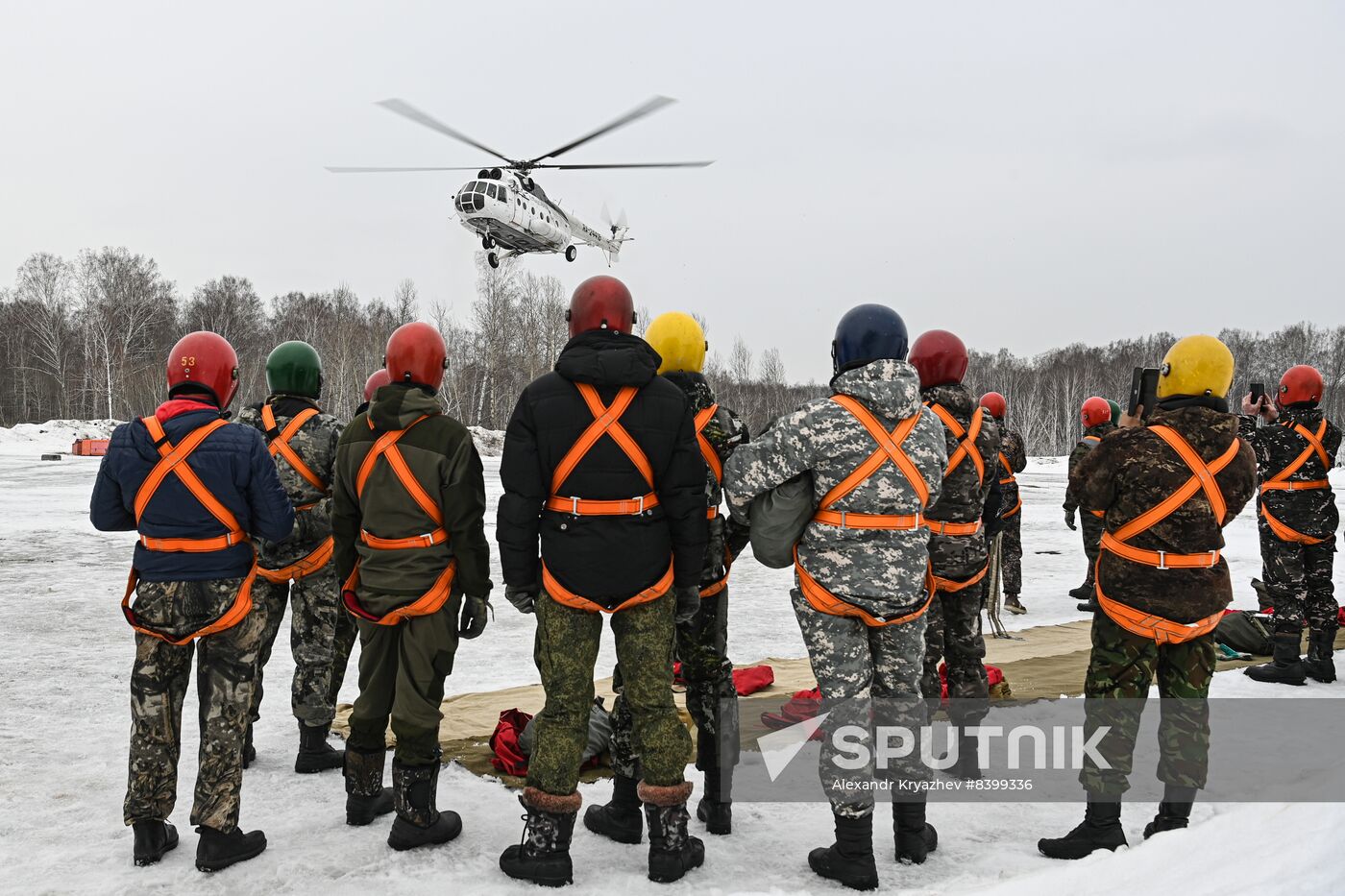 Russia Firefighters Training