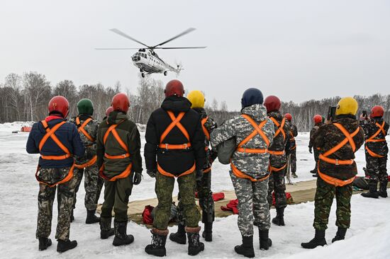 Russia Firefighters Training