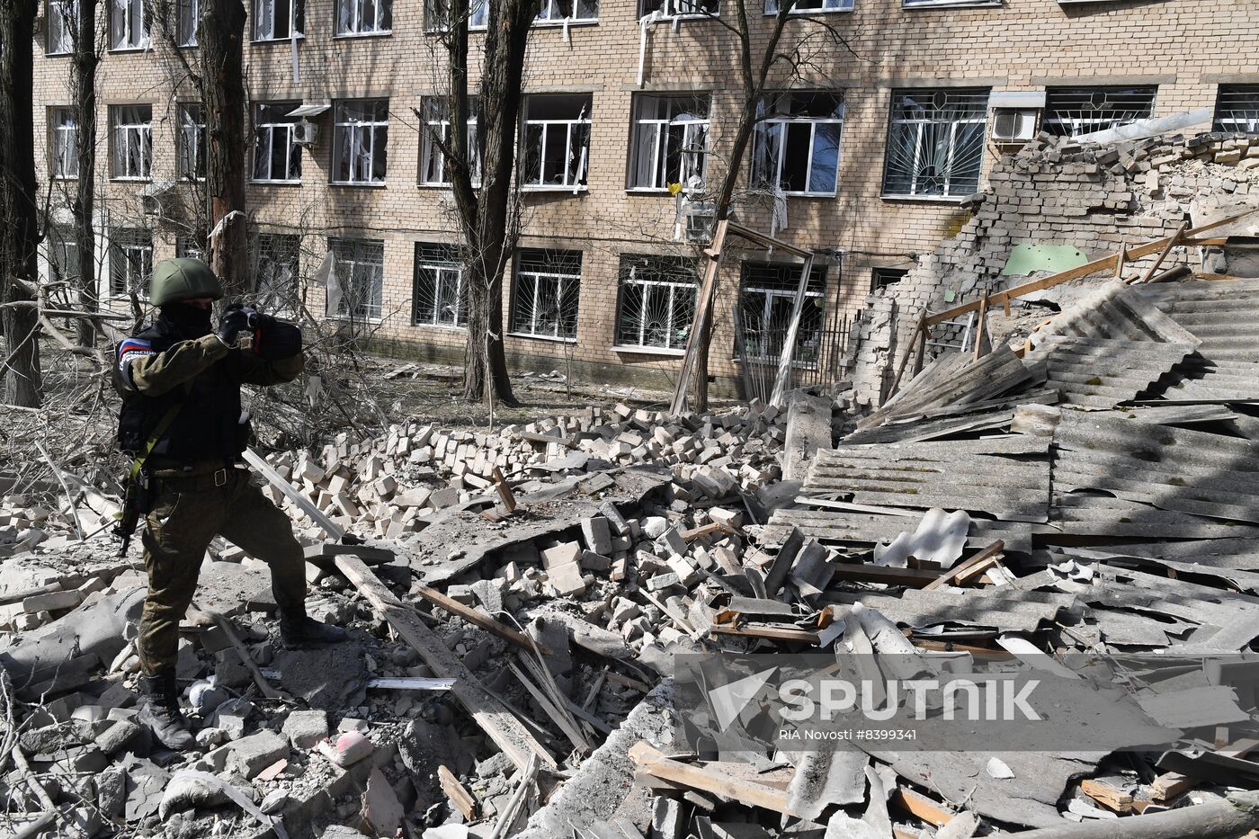 Russia Ukraine Military Operation Shelling