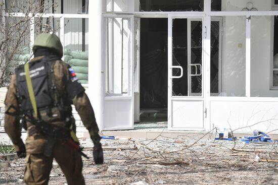 Russia Ukraine Military Operation Shelling