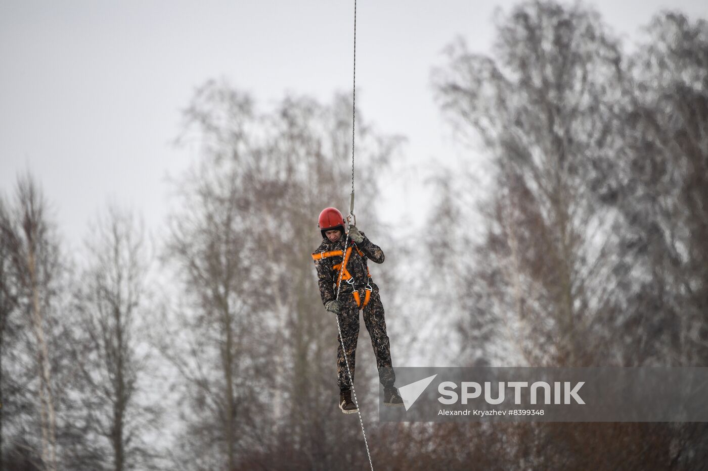 Russia Firefighters Training