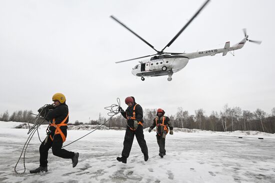 Russia Firefighters Training