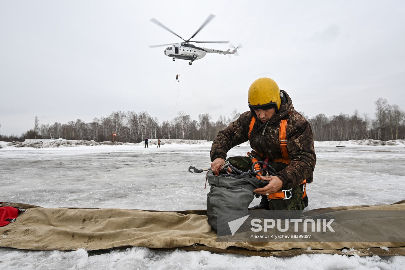 Russia Firefighters Training