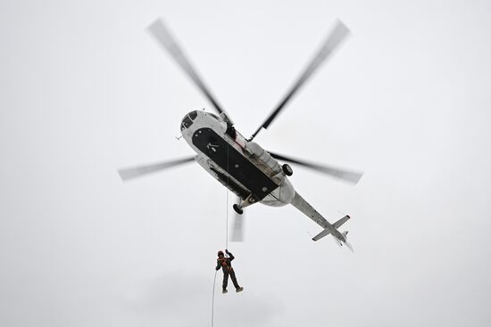Russia Firefighters Training