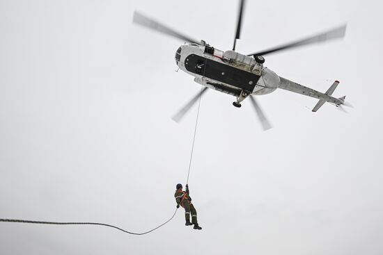 Russia Firefighters Training