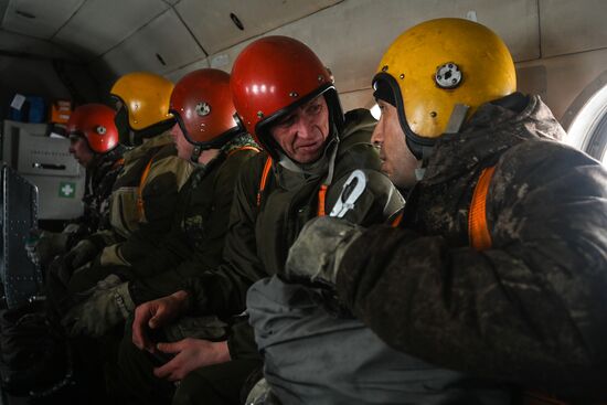 Russia Firefighters Training