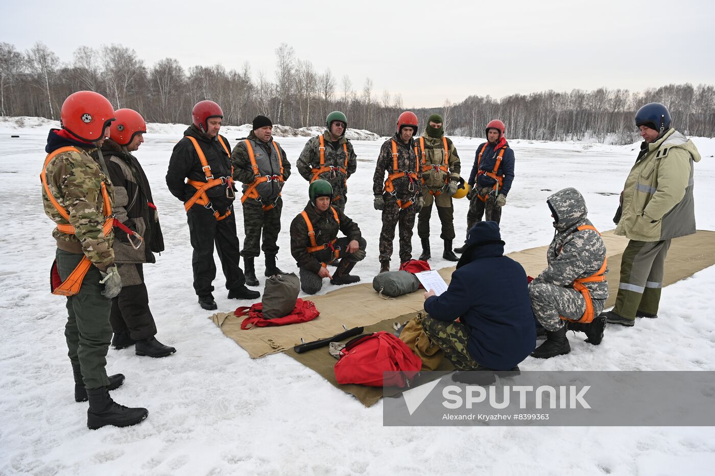 Russia Firefighters Training