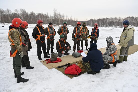 Russia Firefighters Training
