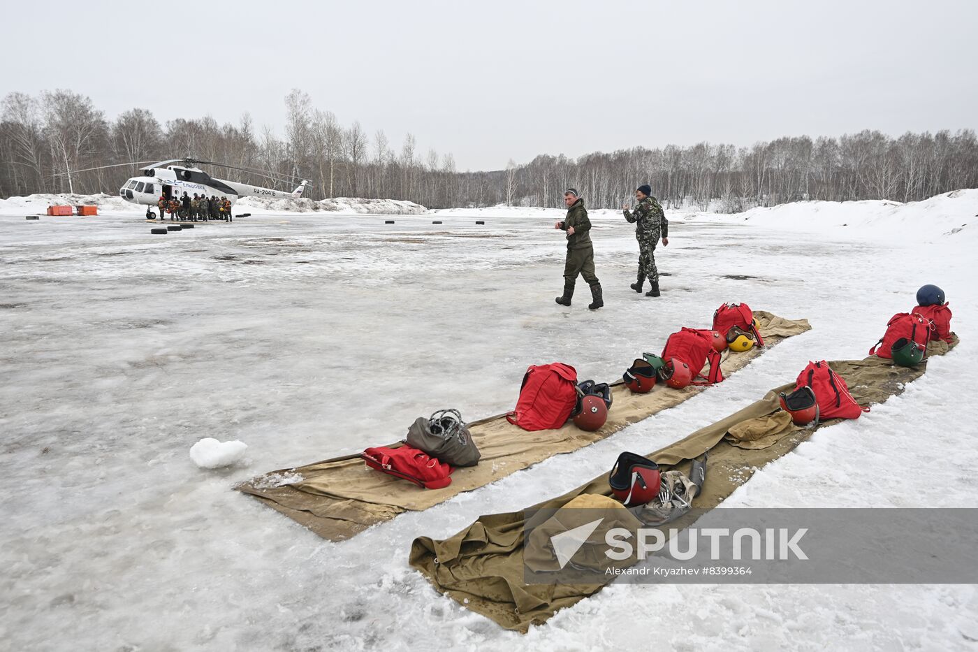 Russia Firefighters Training