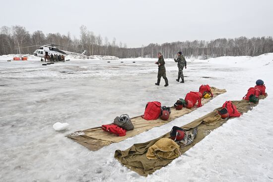 Russia Firefighters Training