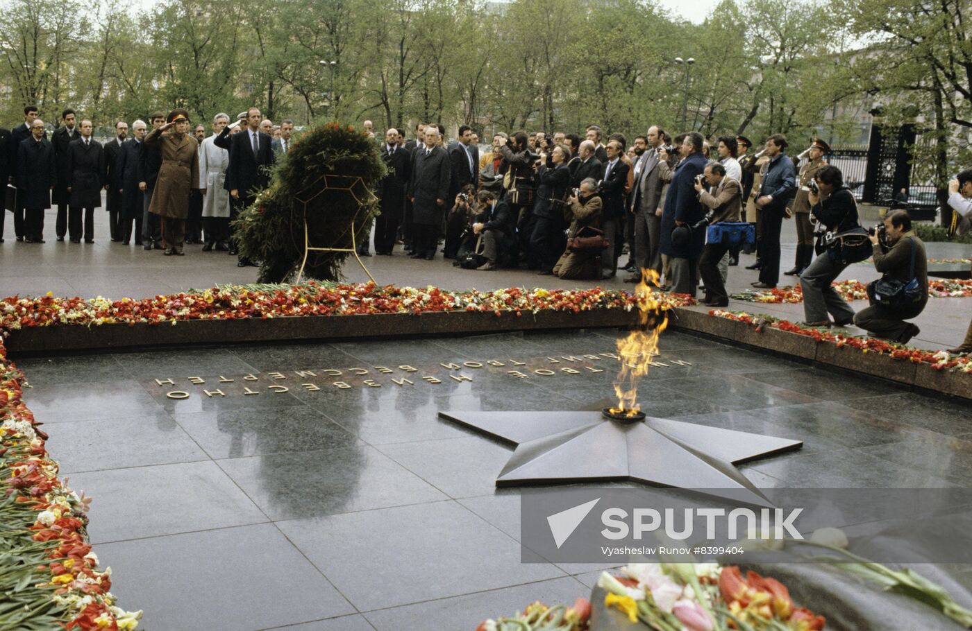King of Spain Juan Carlos I pays official visit to Soviet Union
