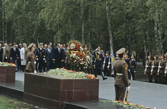 King of Spain Juan Carlos I visits USSR