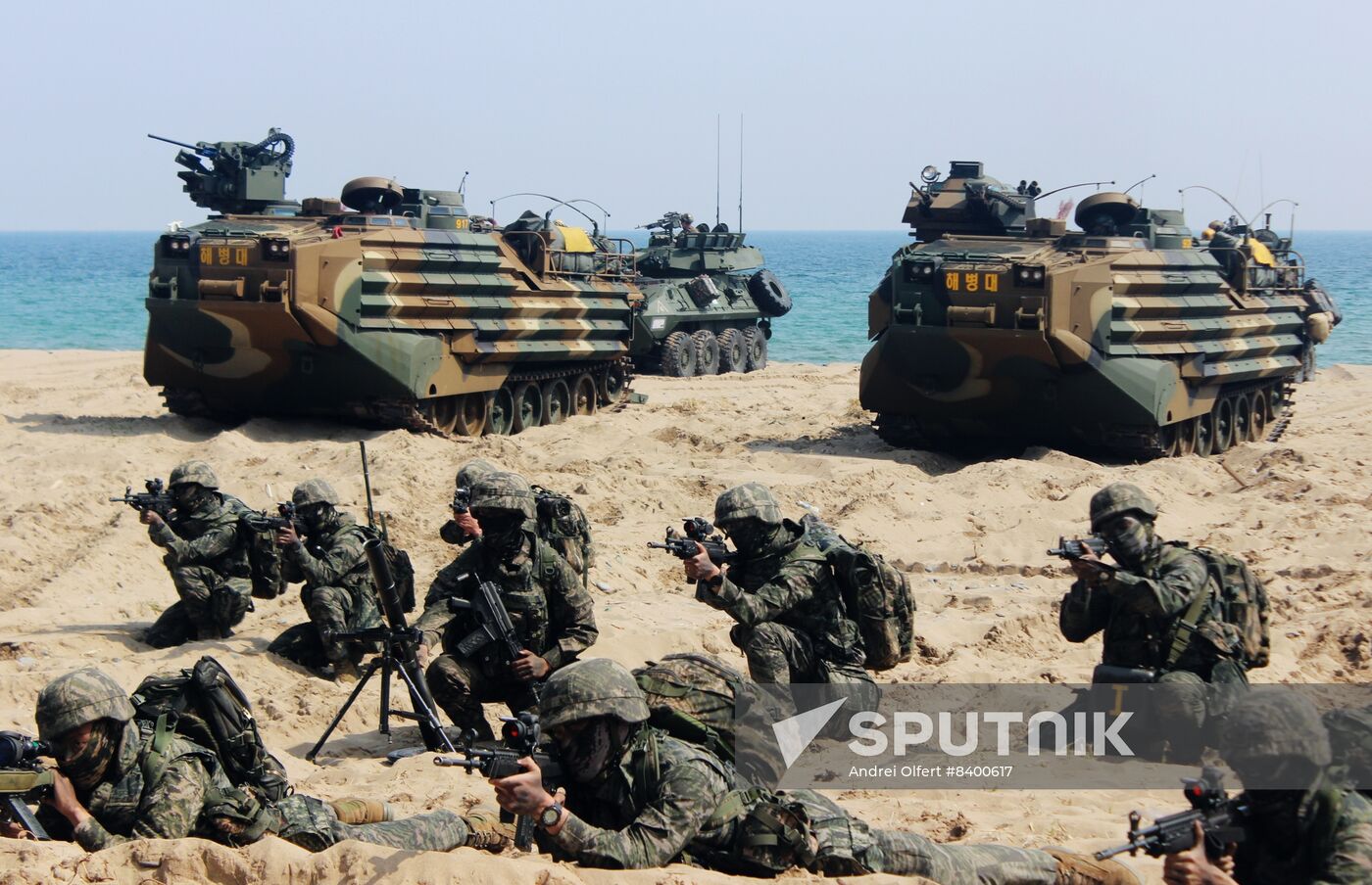 South Korea US Amphibious Landing Exercise
