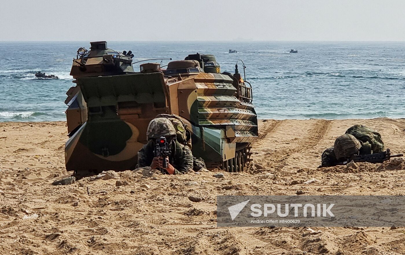 South Korea US Amphibious Landing Exercise