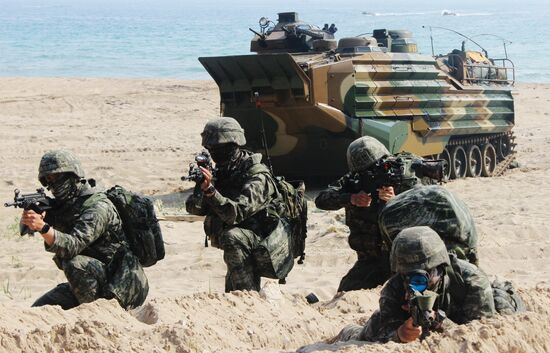 South Korea US Amphibious Landing Exercise