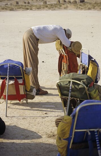 Human and Desert scientific and sports expedition