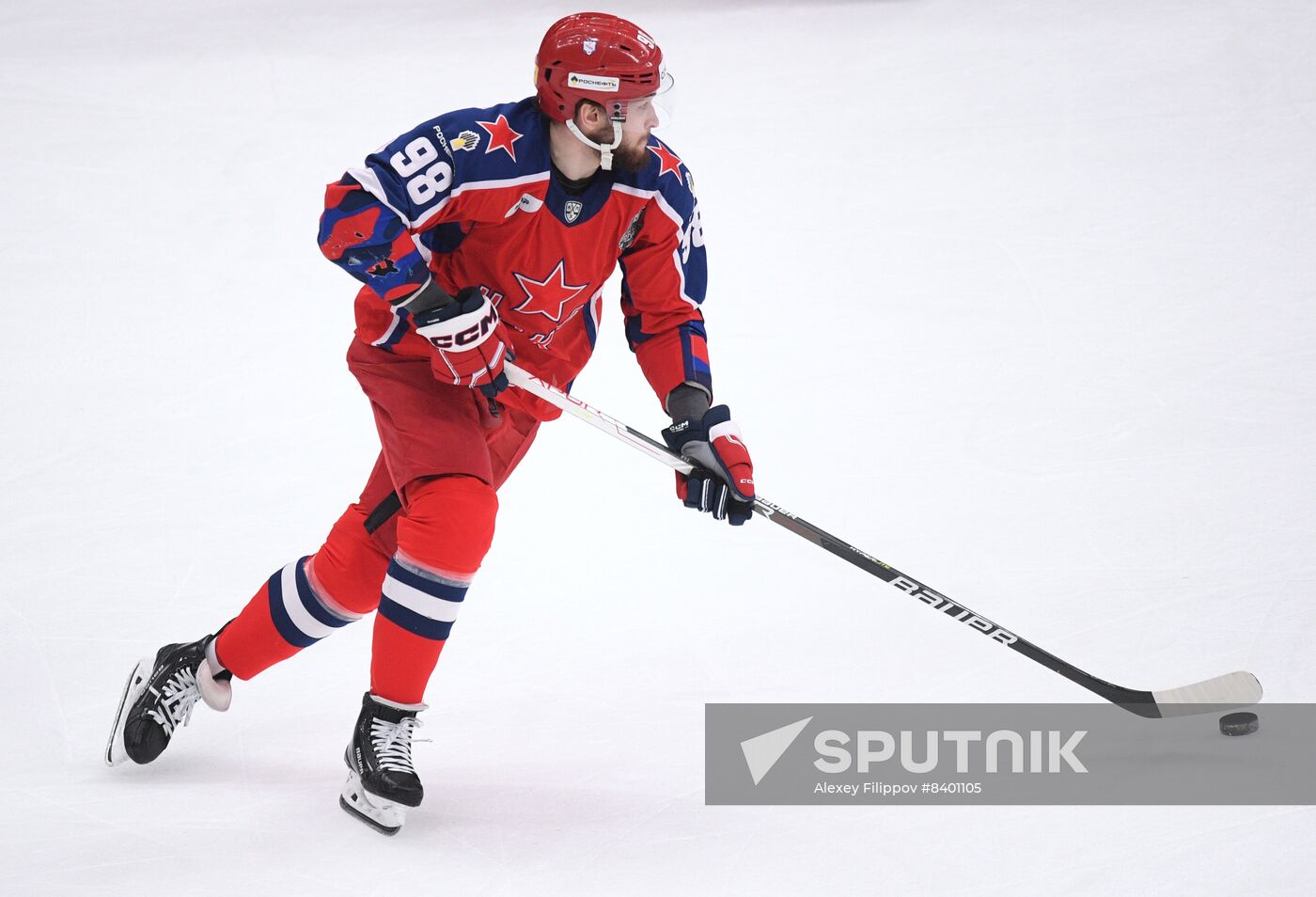 Russia Ice Hockey Kontinental League CSKA - Lokomotiv