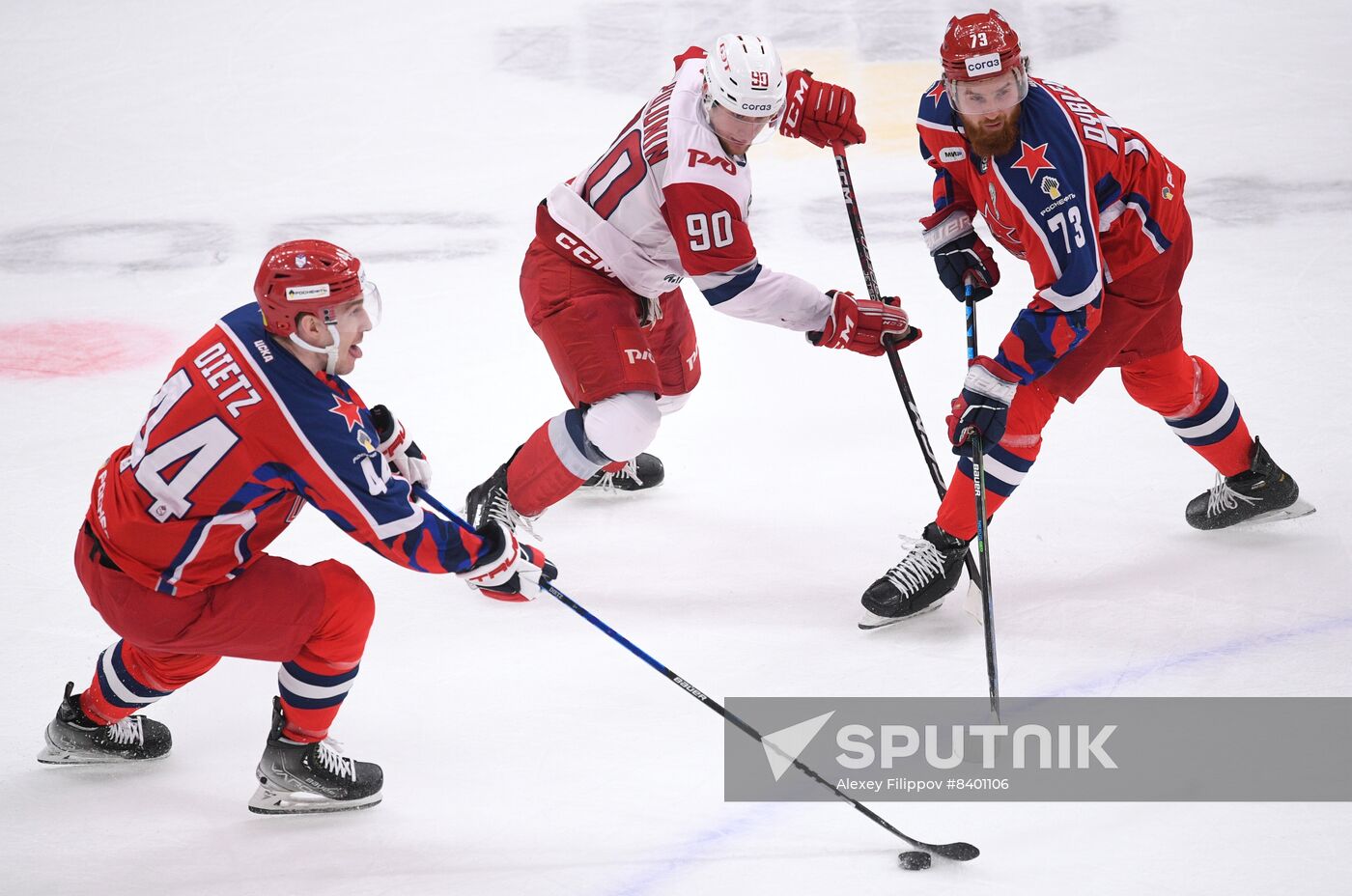 Russia Ice Hockey Kontinental League CSKA - Lokomotiv