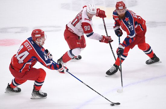 Russia Ice Hockey Kontinental League CSKA - Lokomotiv