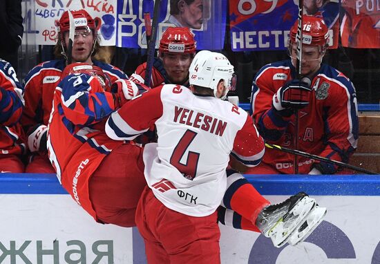 Russia Ice Hockey Kontinental League CSKA - Lokomotiv