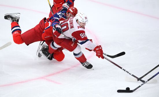 Russia Ice Hockey Kontinental League CSKA - Lokomotiv