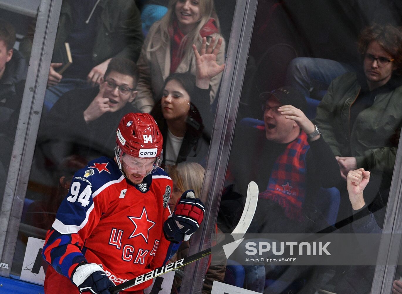 Russia Ice Hockey Kontinental League CSKA - Lokomotiv