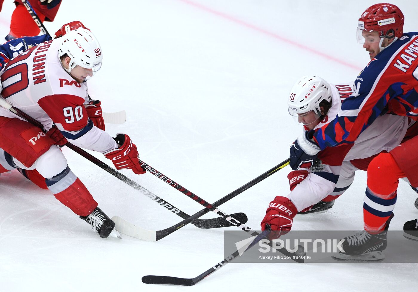 Russia Ice Hockey Kontinental League CSKA - Lokomotiv