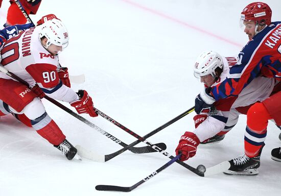 Russia Ice Hockey Kontinental League CSKA - Lokomotiv