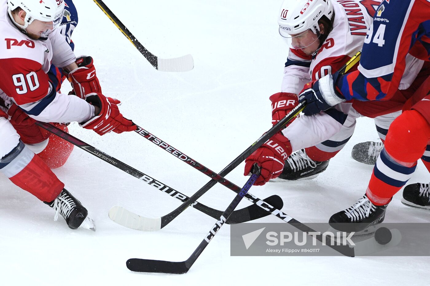 Russia Ice Hockey Kontinental League CSKA - Lokomotiv