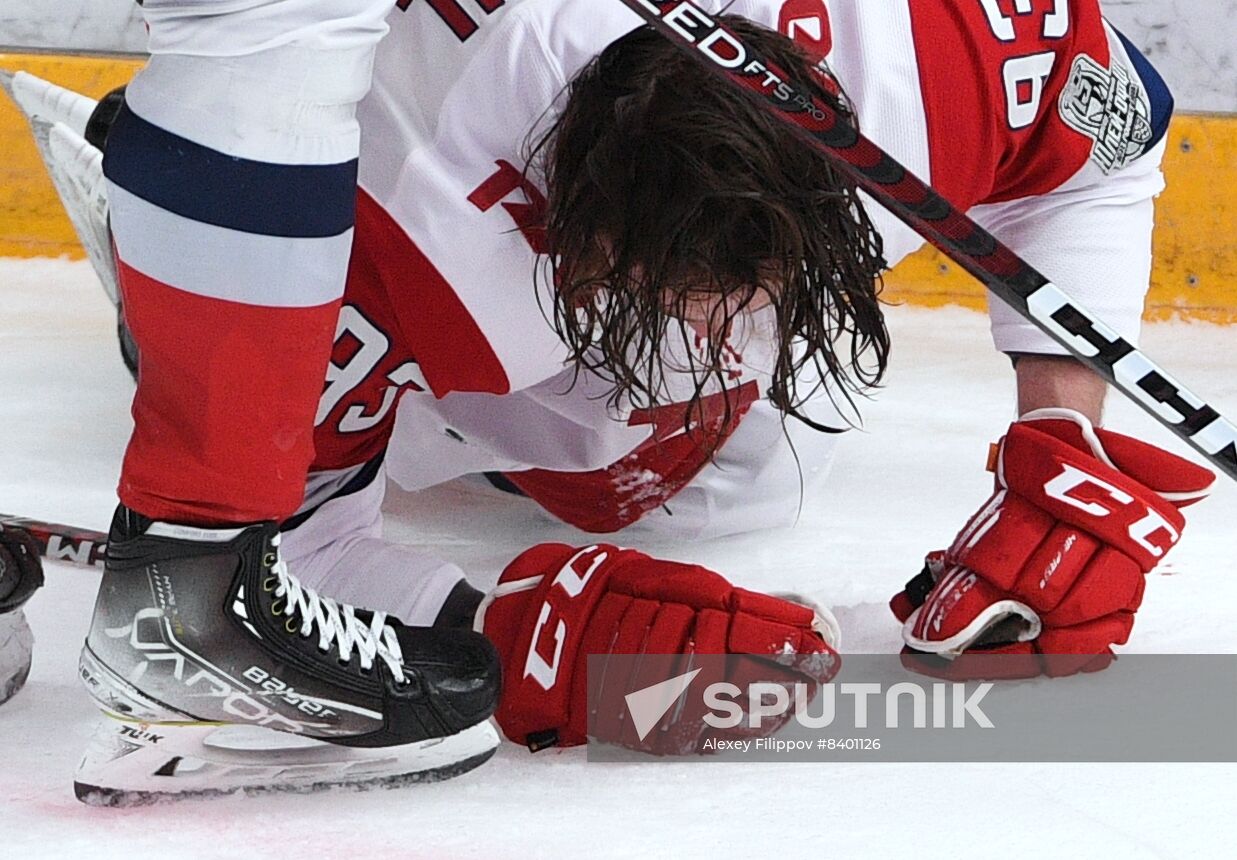 Russia Ice Hockey Kontinental League CSKA - Lokomotiv