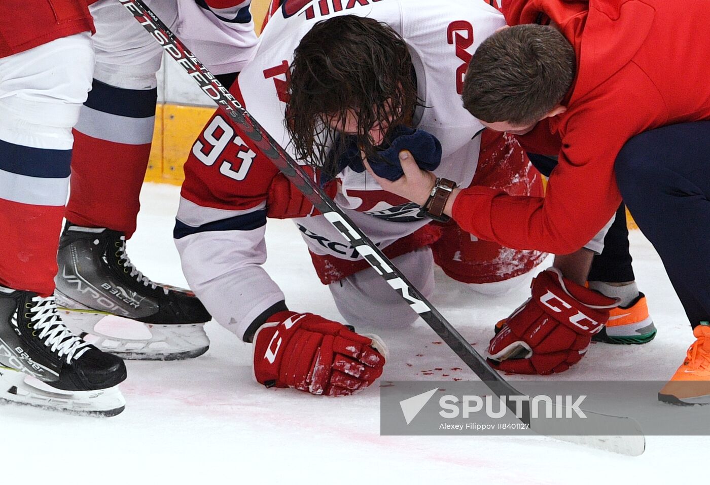 Russia Ice Hockey Kontinental League CSKA - Lokomotiv