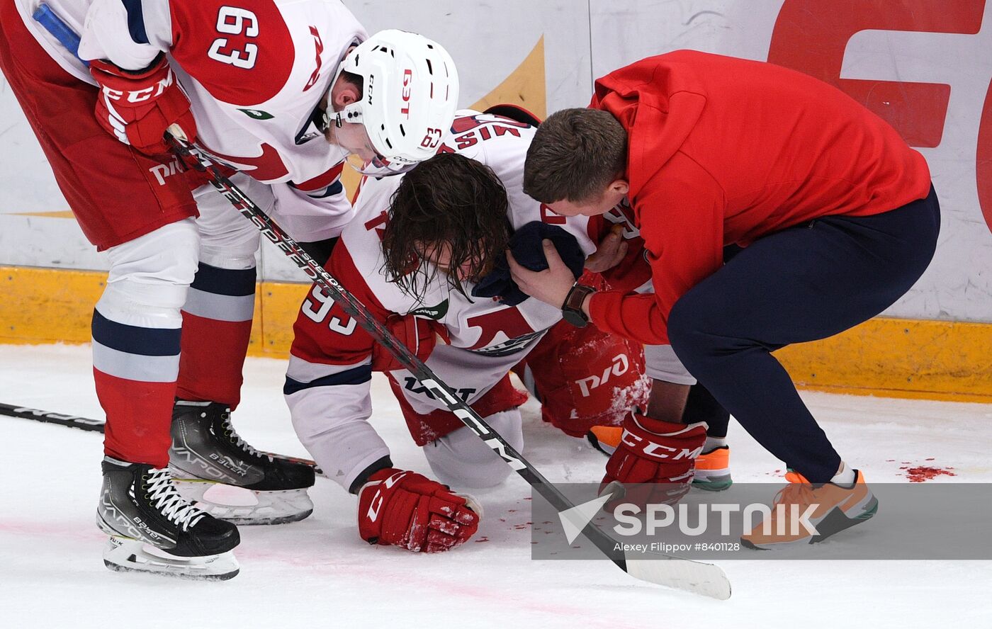 Russia Ice Hockey Kontinental League CSKA - Lokomotiv