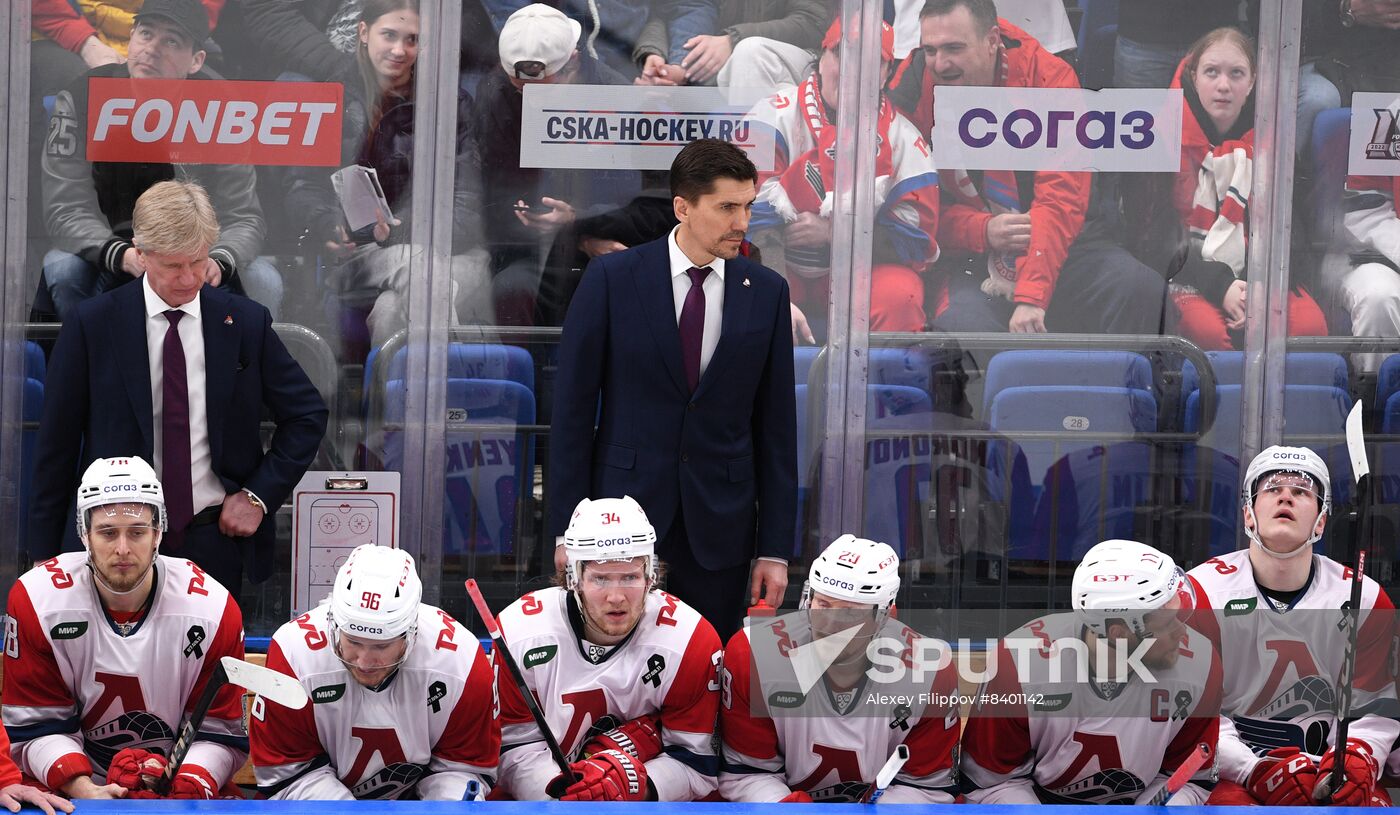 Russia Ice Hockey Kontinental League CSKA - Lokomotiv