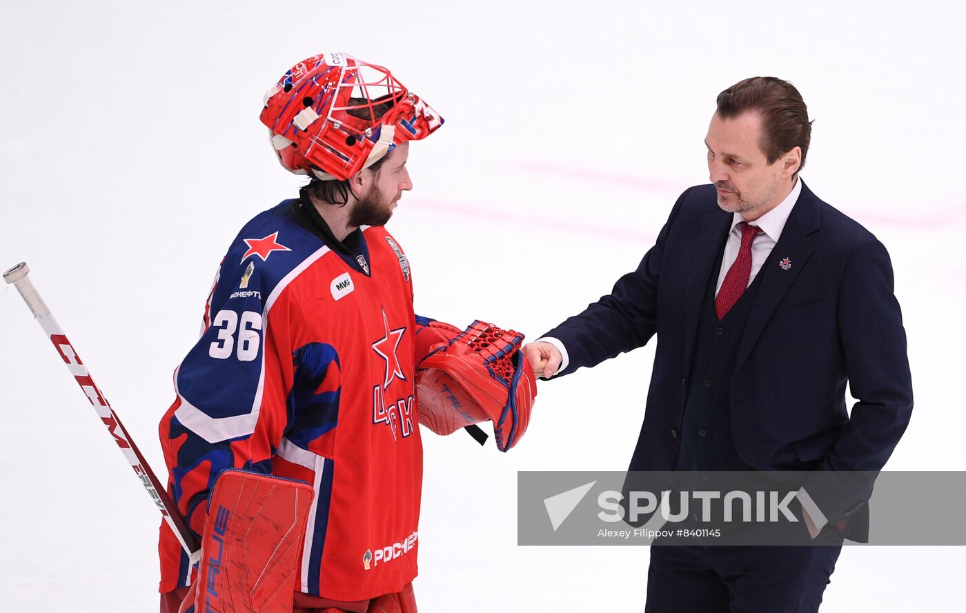 Russia Ice Hockey Kontinental League CSKA - Lokomotiv