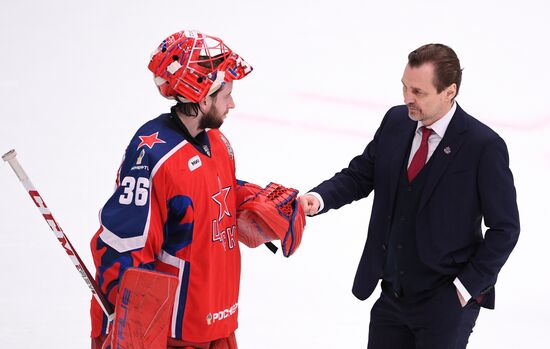 Russia Ice Hockey Kontinental League CSKA - Lokomotiv