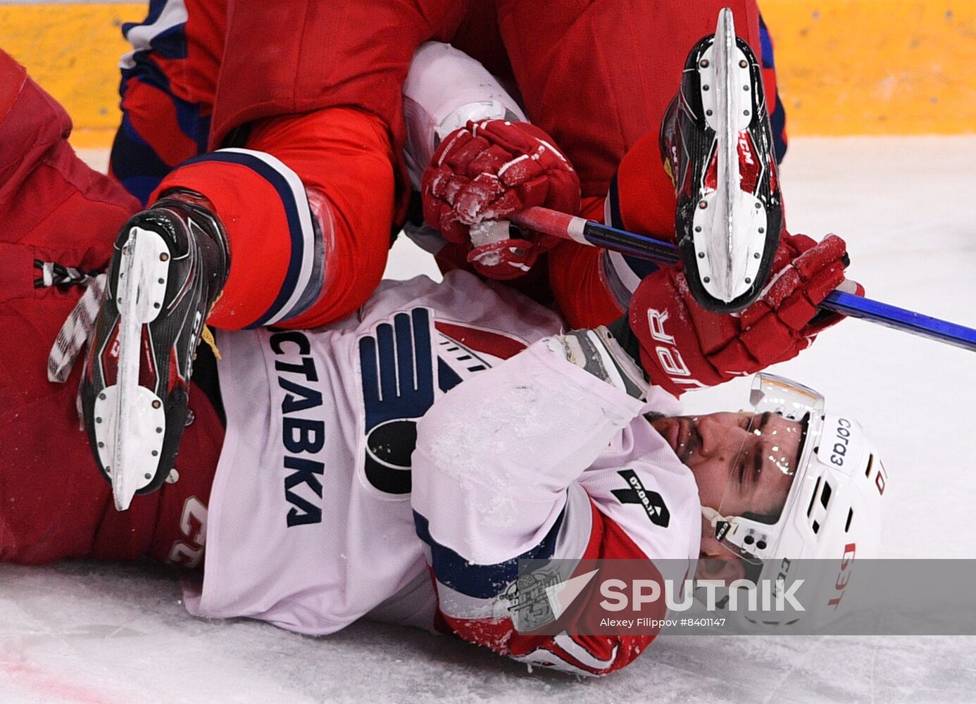 Russia Ice Hockey Kontinental League CSKA - Lokomotiv