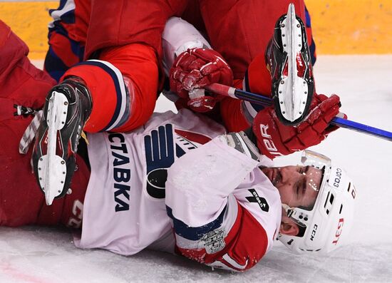 Russia Ice Hockey Kontinental League CSKA - Lokomotiv