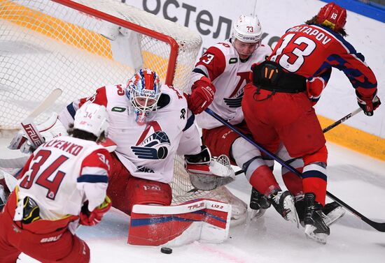 Russia Ice Hockey Kontinental League CSKA - Lokomotiv