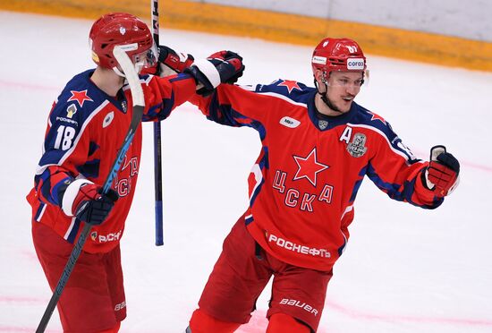 Russia Ice Hockey Kontinental League CSKA - Lokomotiv