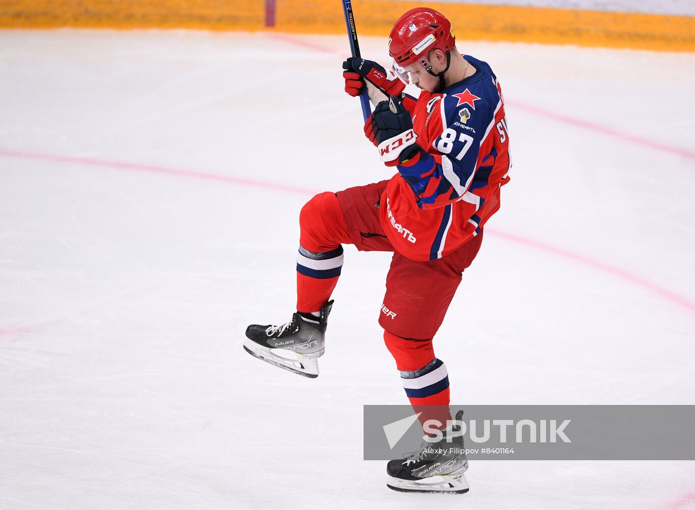 Russia Ice Hockey Kontinental League CSKA - Lokomotiv