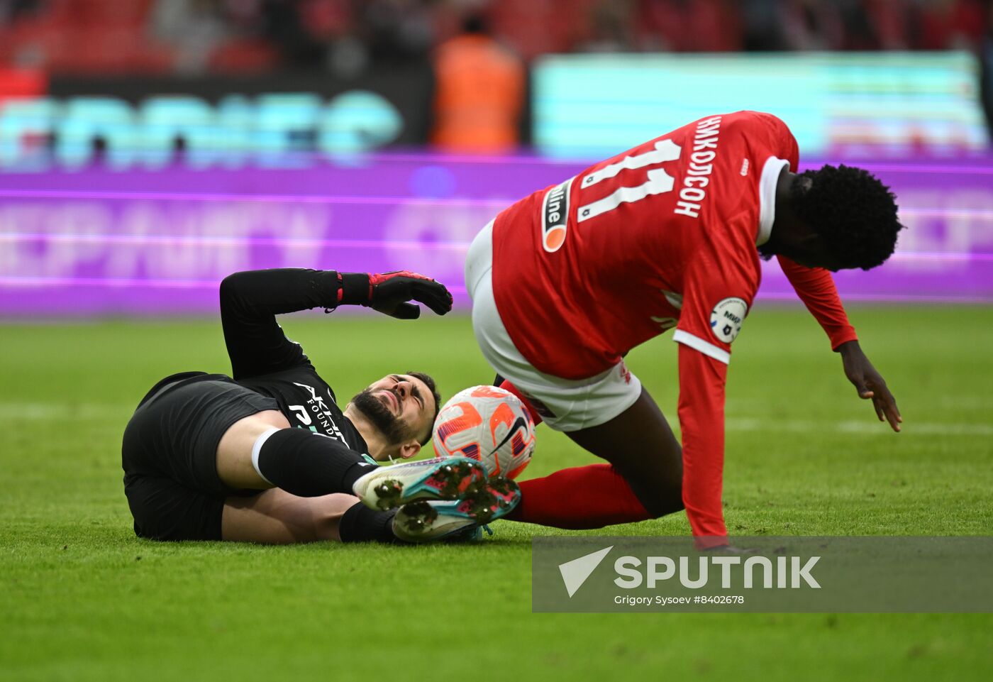 Russia Soccer Premiere-League Spartak - Akhmat