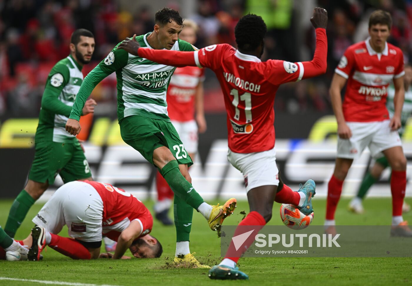 Russia Soccer Premiere-League Spartak - Akhmat